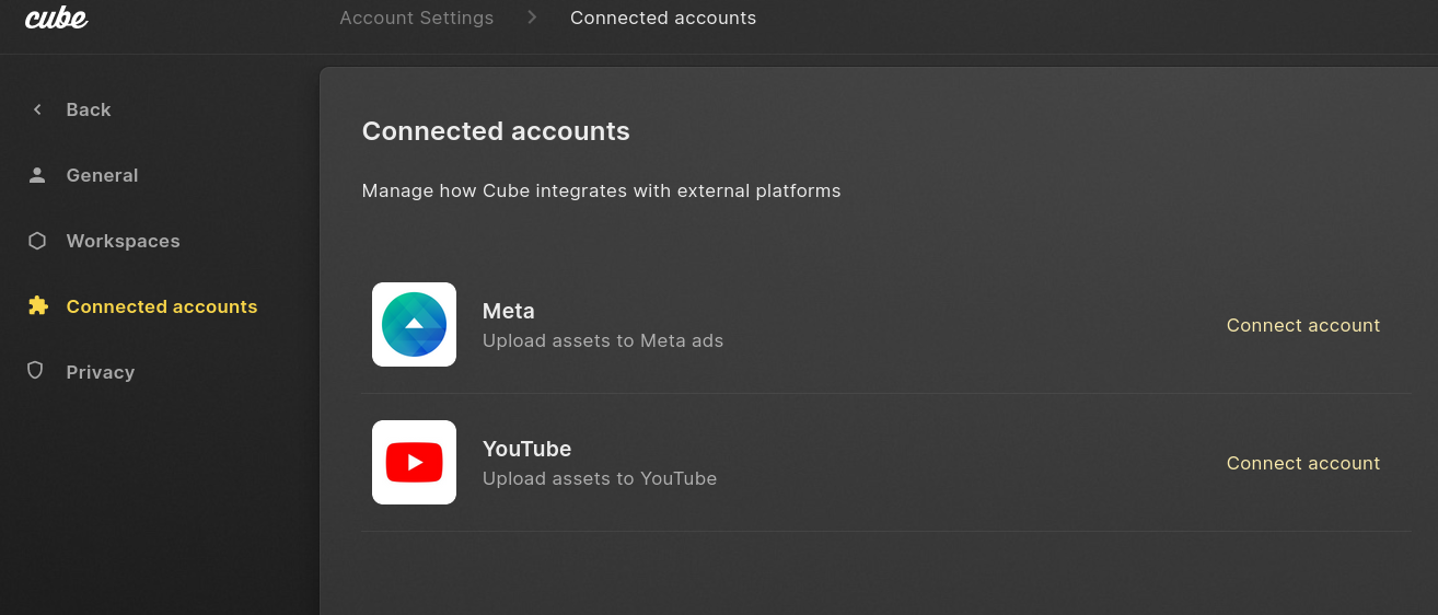 connected accounts