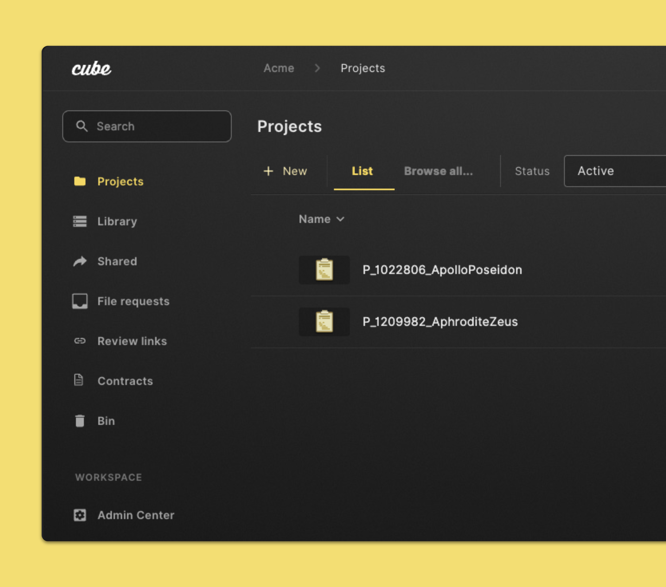 Open a project