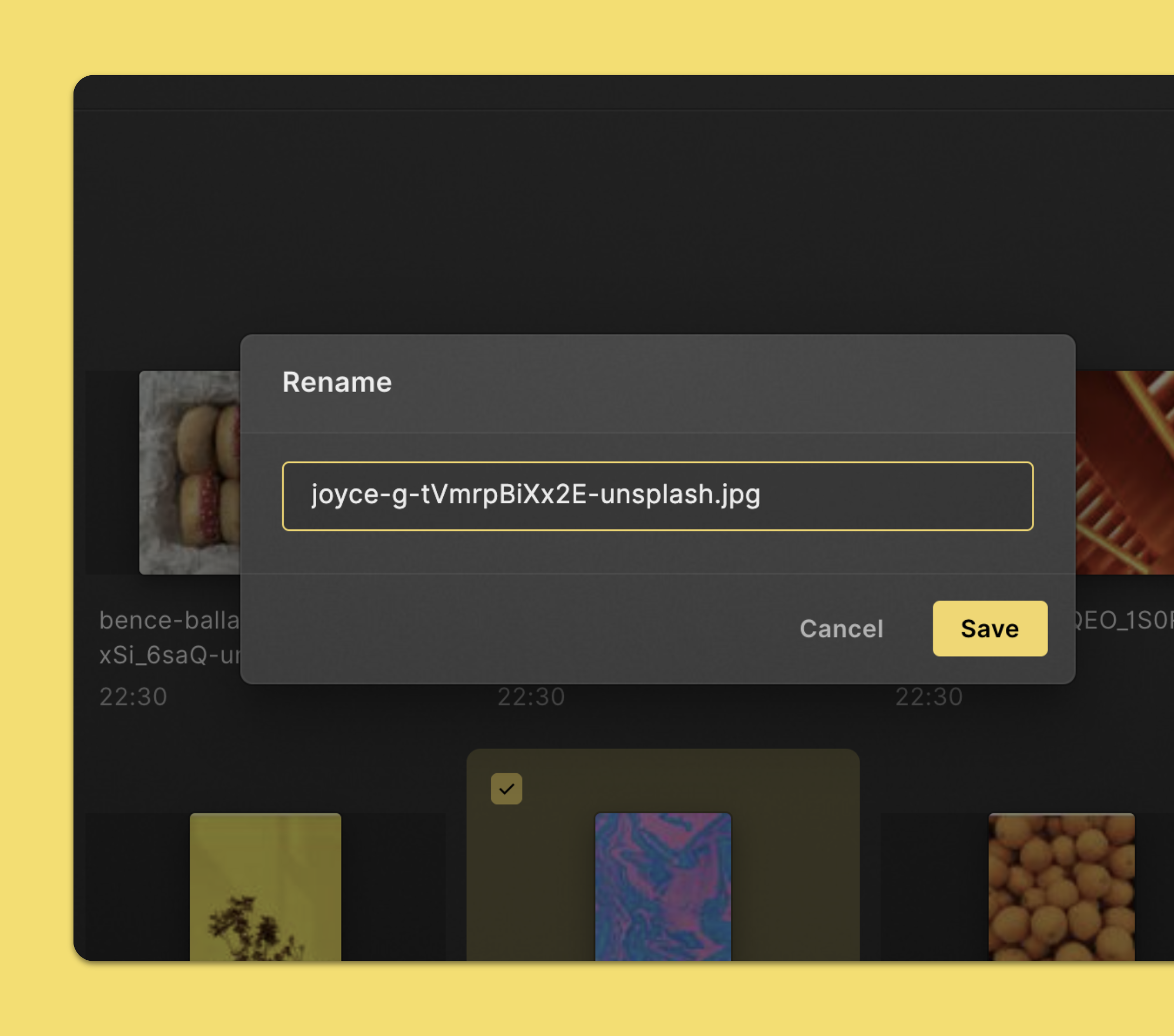 Rename a file or folder